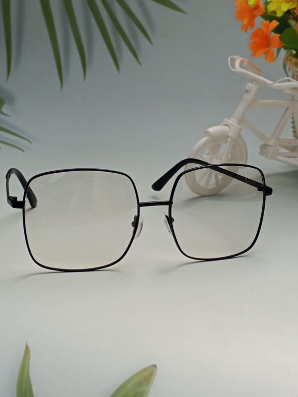 Square Metal Photochromic Glasses – Unisex Transition Lenses