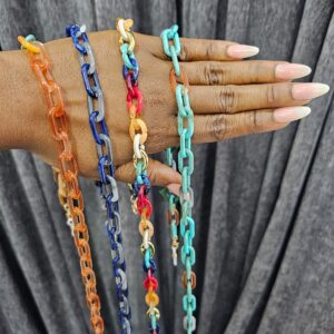 Colorful Acetate Chains for Frames – Stylish Eyewear Accessories
