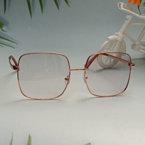 Square Metal Photochromic Glasses – Unisex Transition Lenses