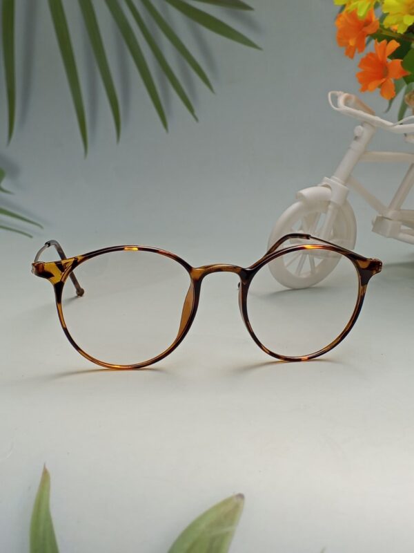 Round Tortoise Shell Photochromic Glasses – Unisex Transition Lenses