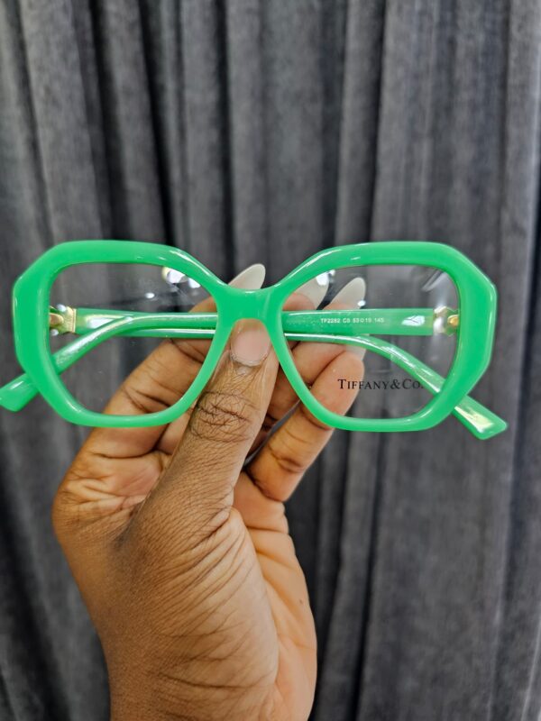 Bold Octagon Acetate Glasses – Green