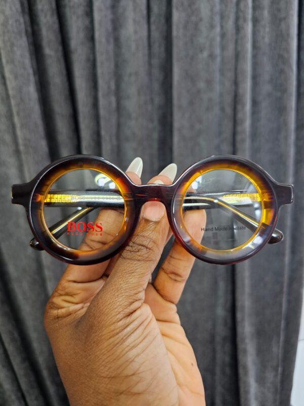 Round Acetate Glasses – Bold Tortoiseshell Frame