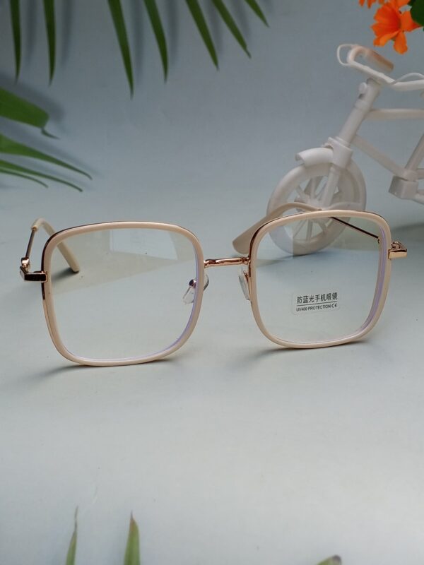 Square Frame Anti-Blue Light Glasses – Unisex Screen Protection