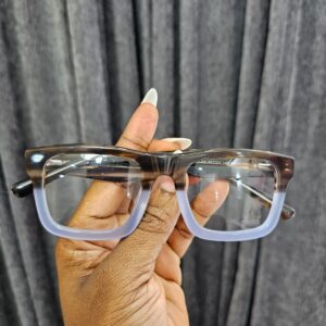 Dual Tone Block Acetate Glasses