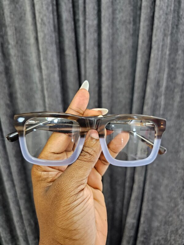 Dual Tone Block Acetate Glasses