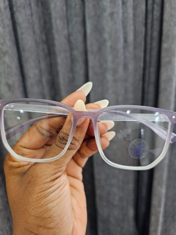 Unisex Clear Square Anti-Blue Light Glasses