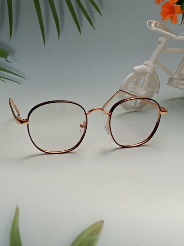Square Metal Photochromic Glasses – Unisex Transition Lenses