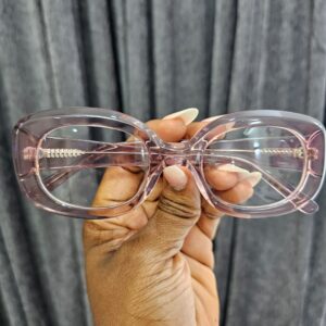 Oversized Transparent Acetate Glasses