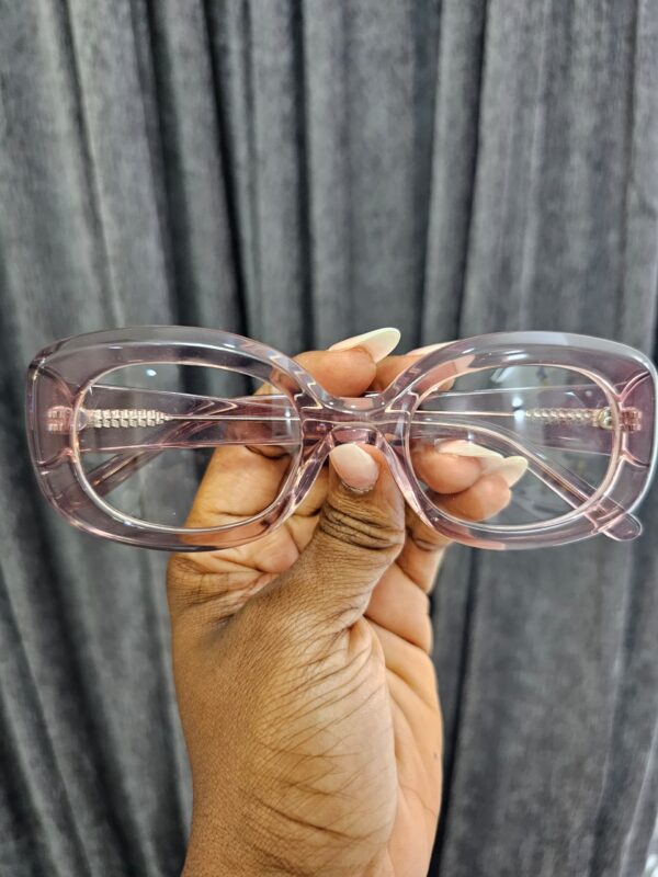 Oversized Transparent Acetate Glasses