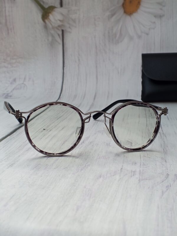 Men’s Round Blue Light Blocking Glasses - Image 3