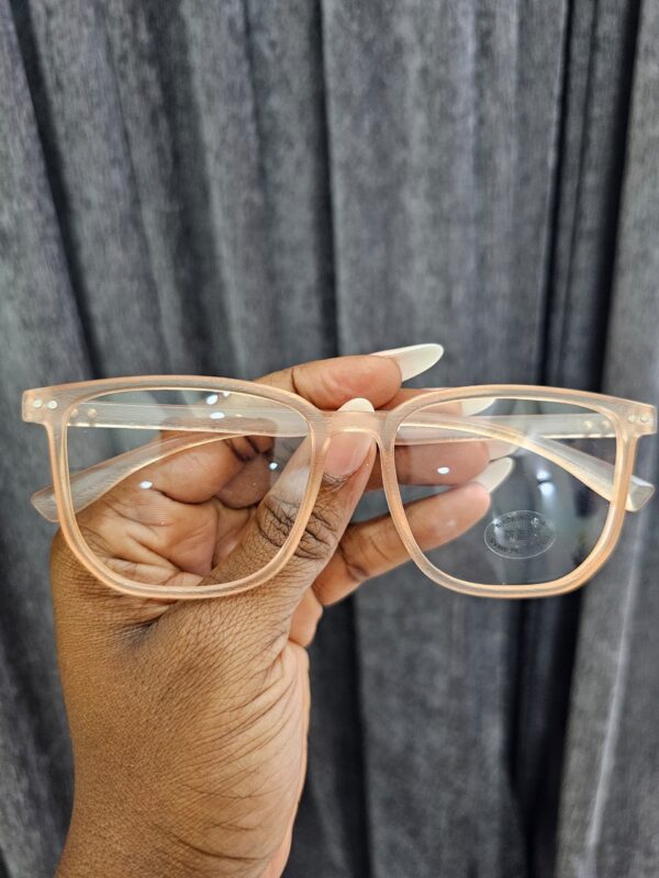Unisex Clear Square Anti-Blue Light Glasses