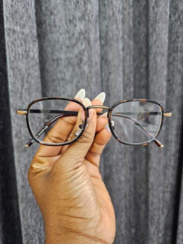 Tortoise Shell Square Anti-Blue Light Glasses – Unisex Daily Wear